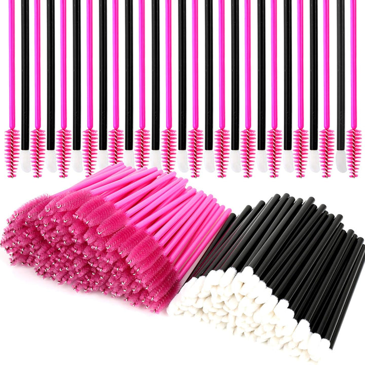 Mascara Wands, Disposable Mascara Wand 200Pcs, Lip Applicators Disposable Mascara Makeup Applicator Lipgloss Lip Brush Mascara Brush Lipstick Tester Wands Black