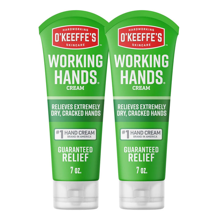 Working Hands Hand Cream for Extreme Dryness - 3 Oz Tube (2 Pack) - Repairing Skincare for Cracked, Dry Hands