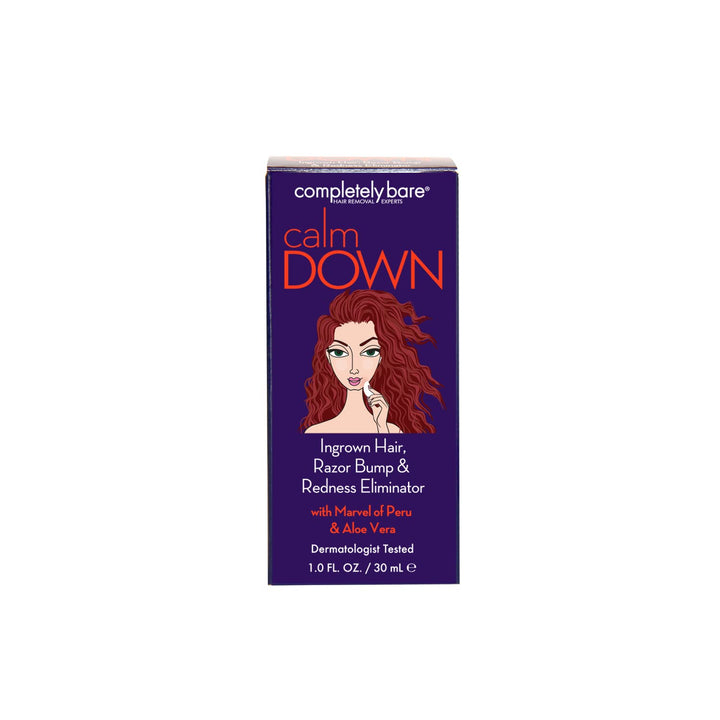 Calm down Ingrown Hair, Razor Bump & Redness Eliminator - Exfoliating Ahas & Bhas