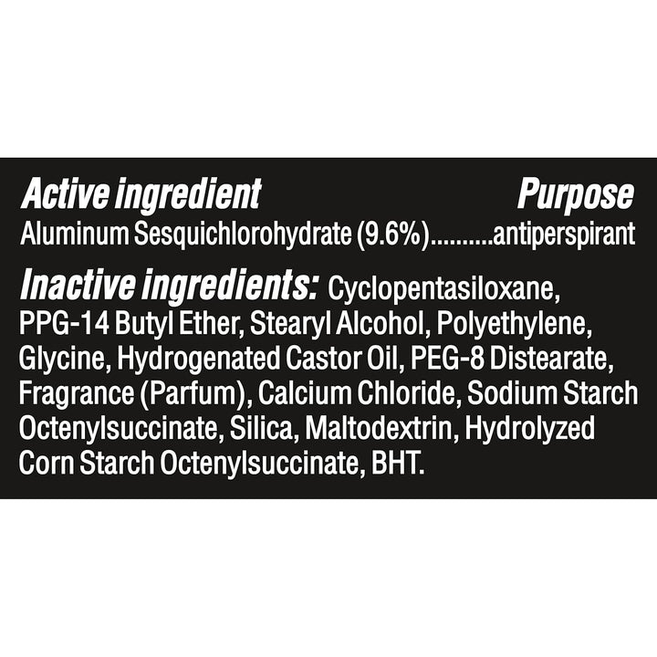 Men Ultraclear Antiperspirant Deodorant Black+White 2 Count 72-Hour Sweat & Odor Protection Antiperspirant for Men with Motionsense Technology 2.7 Oz