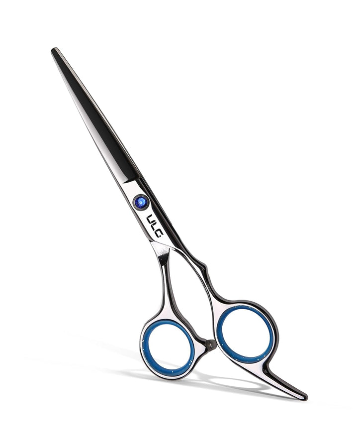 Hair Cutting Scissors,  Professional Hair Scissors 6.5 Inch Right-Hand Razor Edge Barber Shears Salon Hair Cutting Shears Made of Japanese Stainless Steel, Hand Sharpened Blue