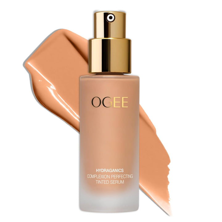 Complexion Perfecting Liquid Foundation - Lightweight Tinted Moisturizer for Face (Linden 1.25N - Light Beige, Neutral Undertone) - with Vitamin C & Jojoba Oil - Certified Organic & Made in USA