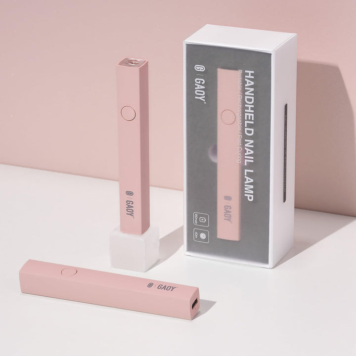 Handheld UV Light for Gel Nails, Mini Nail Lamp, Portable Cordless Rechargeable, Fast Curing