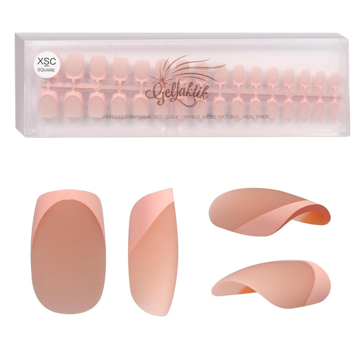 Nail Dual Forms for Poly Gel, 288PCS French Nail Forms, 8 Shapes, 12 Sizes Clear Poly Gel Nail Molds for DIY Nails Extension Kit for Salon-Quality Manicures at Home