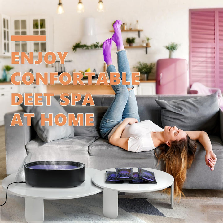 Paraffin Wax Machine for Hand and Feet - 2000Ml Paraffin Wax Warmer, Temperature and Reservation Mode, Thermostatic Warmer, Nourishing and Moisturizing, Ideal for Home Paraffin Baths (Darkgray)