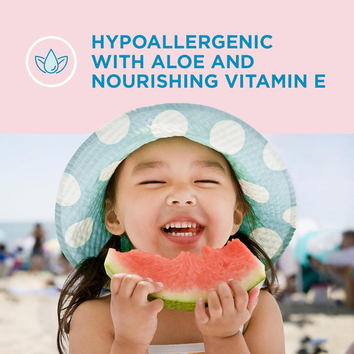 Waterbabies Baby Sunscreen Lotion SPF 50, Hypoallergenic Sunscreen for Babies, Water Resistant, Pediatrician Recommended, 8 Fl Oz Bottle