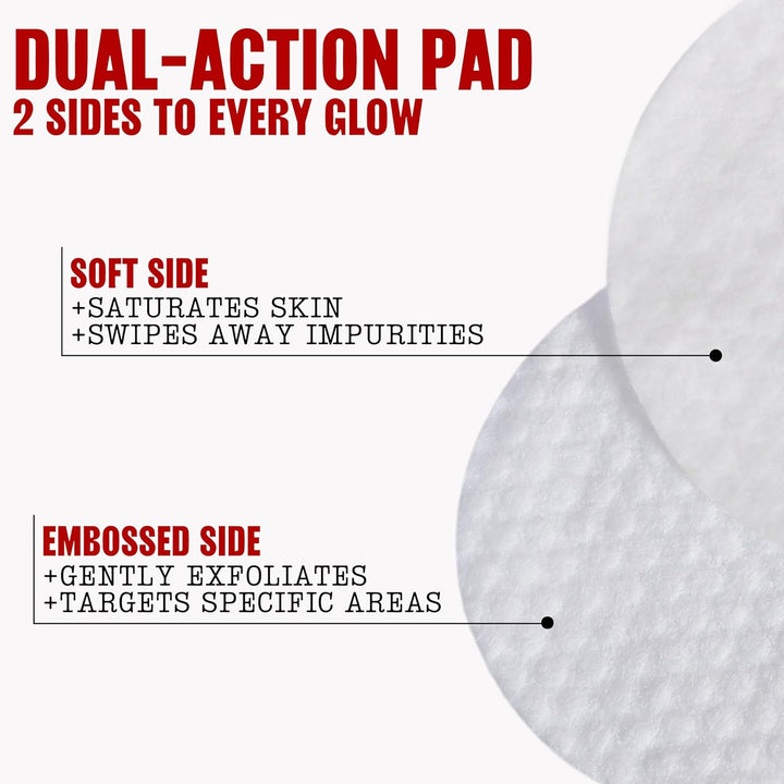 Blemish Clearing Acne Pads, Salicylic Acid Acne Treatment for Face, Pore Reducing, Exfoliating, and Soothing Skincare, Witch Hazel Toner Pads, 60 Ct