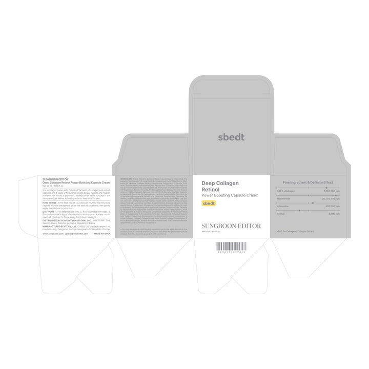 Deep Collagen Retinol Power Boosting Capsule Face & Neck Cream | Microneedling, White Spicules, Skin Firming, Hydration for Dry Skin, Wrinkles, Face Moisturizer, 1.69 Fl.Oz