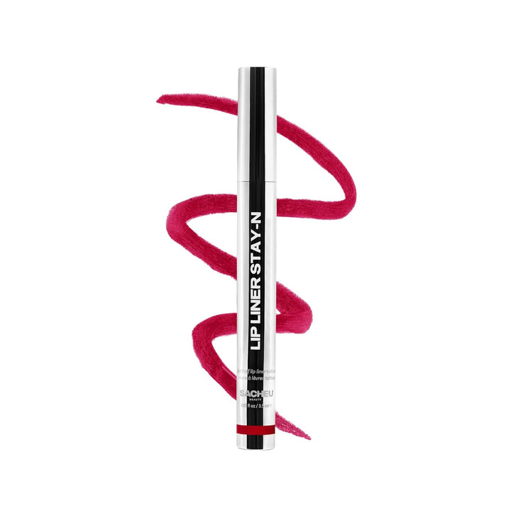 Lip Liner STAY-N Peel off Lip Stain — Long Lasting Matte Lip Tattoo Transfer Proof Lipstain Infused with Hyaluronic Acid & Vitamin E for All Skin Types — Vegan & Cruelty-Free, P-Inked