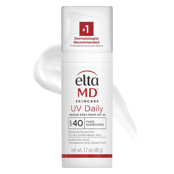 UV Daily SPF 40 Face Sunscreen Moisturizer, Moisturizer for Face with SPF, Great for Dry, Combination, and Normal Skin