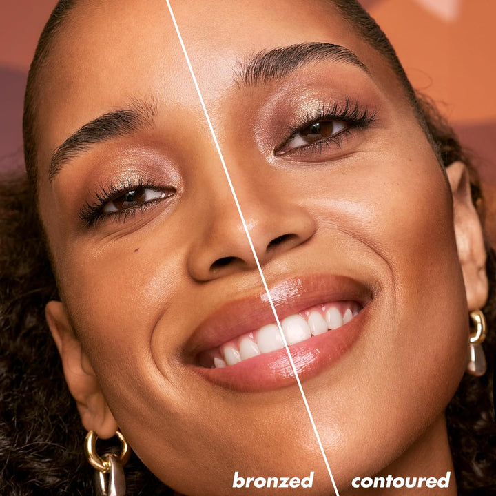 Camo Liquid Bronzer & Contour, Silky Highly Pigmented Formula, Creates a Long-Lasting Bronzed Glow & Natural Look, Vegan & Cruelty-Free, 2 Fair/Light