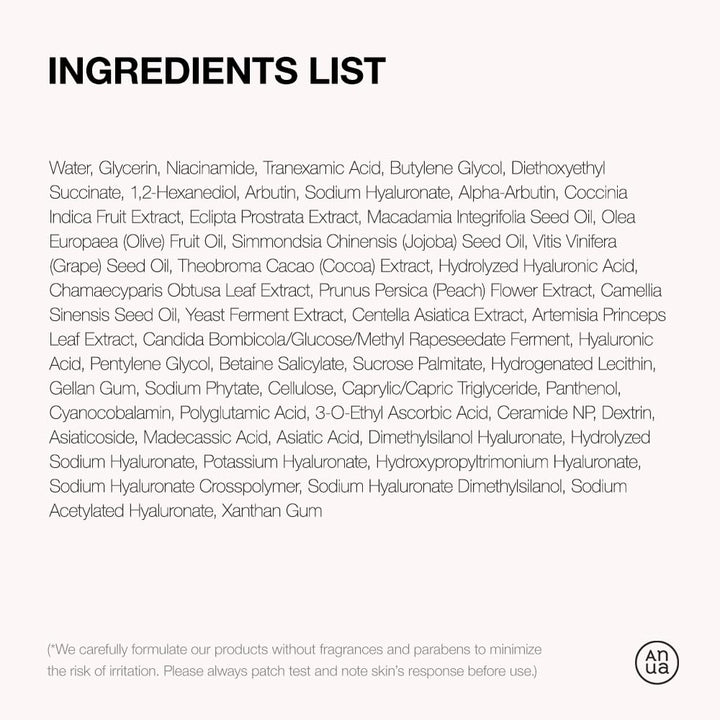 Niacinamide 10 + TXA 4 Serum, Hyaluronic Acid, Tranexamic Acid, Facial Serum for Glass Skin, Clarifying, Radiant Complexion with Natural Color, Korean Skin Care (30Ml /1.01 Fl.Oz)