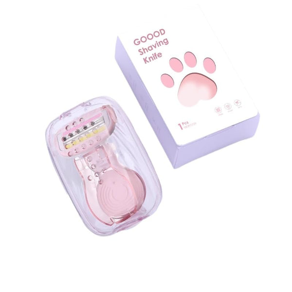 Goodie Hair Shaver, Women'S Private Area Shaver, Intimate Shaver, Armpit Hair, Leg Short-Handled Fairy Powder 5 * 8.5CM*1 Box