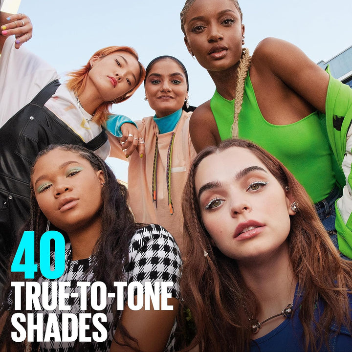 Fit Me Matte + Poreless Liquid Oil-Free Foundation Makeup, Classic Ivory, 1 Count (Packaging May Vary)