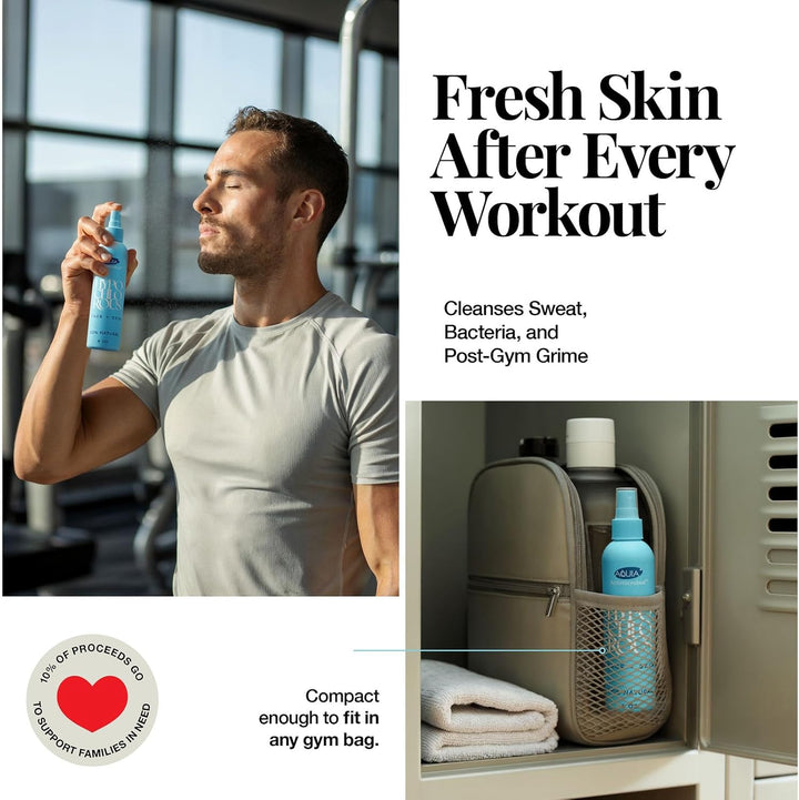 Hypochlorous Acid Spray for Face and Skin | Piercing Aftercare Spray | 8 Oz Hypochlorous Acid Sprays for Face, Skin, Acne, Eczema, Body Acne Sprays, Piercing Aftercare, Facial Wound Solution, Workout