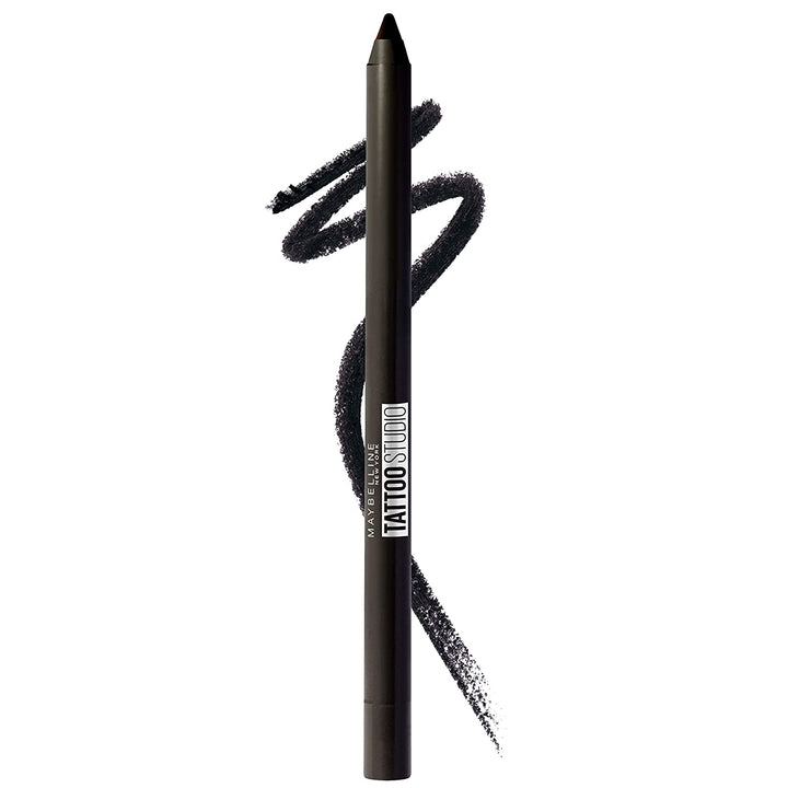 Tattoostudio Long-Lasting Sharpenable Eyeliner Pencil, Glide on Smooth Gel Pigments with 36 Hour Wear, Waterproof, Deep Onyx, 1 Count