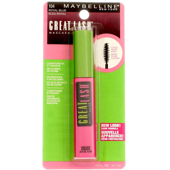 Great Lash Clear Mascara, Conditioning Formula for Lashes and Eyebrows for a Natural Eye Makeup Look, 1 Count