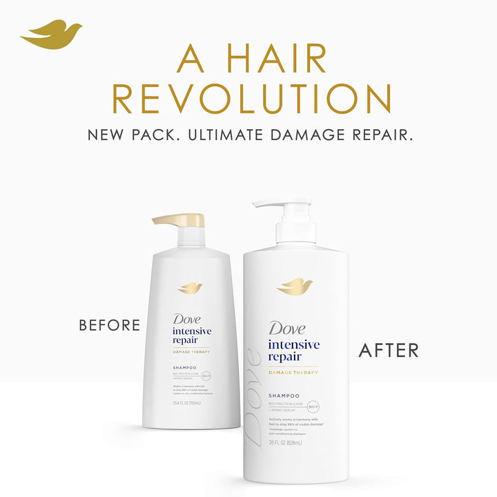 Shampoo Intensive Repair for Damaged Hair with Bio-Protein Care Technology and Amino Serum 28 Fl Oz