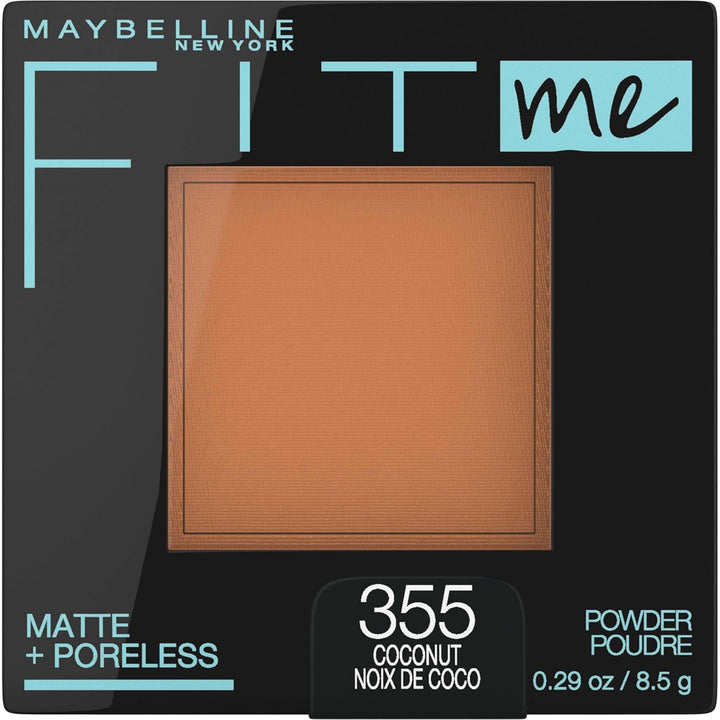 Fit Me Matte + Poreless Pressed Face Powder Makeup & Setting Powder, Translucent, 1 Count