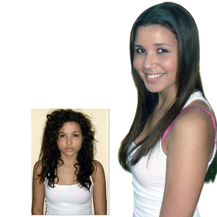 Brazilian Keratin Hair Treatment Straightening Complex Blowout LONG Lasting Organic Natural Results with Argan Oil Keratina Brasilera