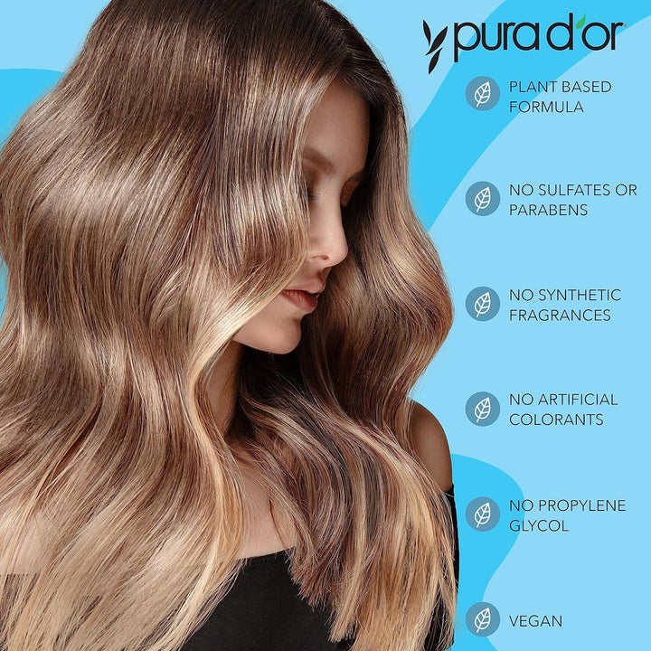 Scalp Therapy Shampoo & Conditioner Set (16Oz X 2) Dry, Itchy Scalp-Hydrates & Nourishes Hair W/Tea Tree, Peppermint, Argan Oil & Biotin, All Hair Type, Men Women (Packaging Varies)