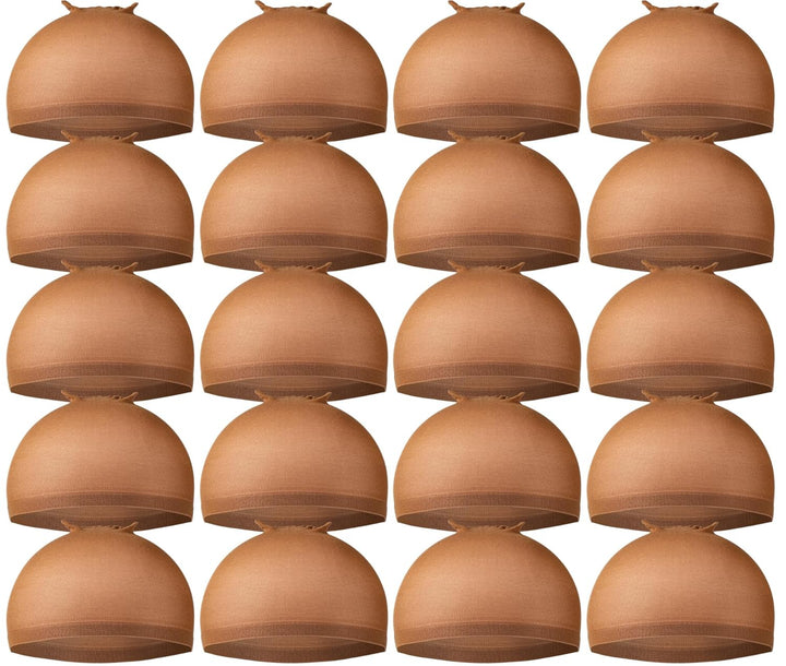 Wig Cap,Black Wig Cap 20 Pieces Wig Caps, Black Stocking Caps, Stretchy Nylon Wig Stocking Caps for Women