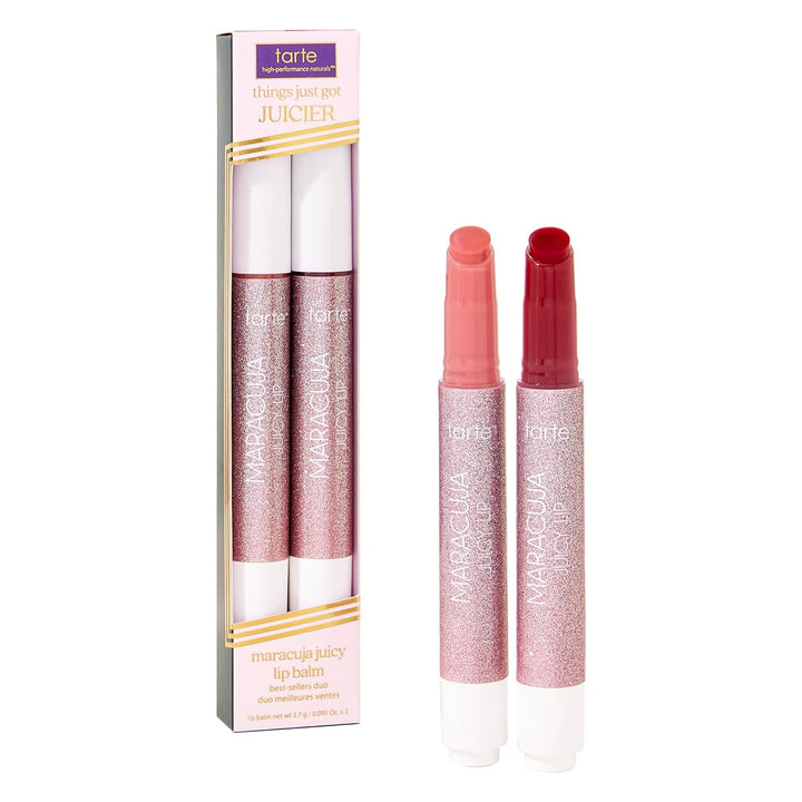 Tarte Maracuja Juicy Lip Balm Gloss – Hydrating & Nourishing Lip Gloss Balm with Vitamin E, Vegan & Cruelty-Free