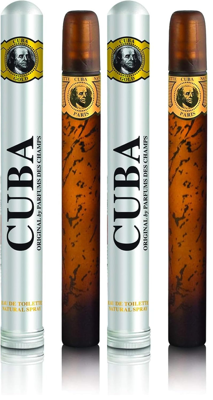 Gold Eau De Toilette Spray for Men, 1.17 Ounce