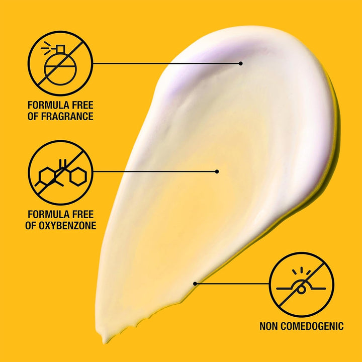 Ultra Sheer Face Sunscreen with Vitamin E & SPF 60, Sunscreen for Face with Broad Spectrum UVA/UVB Protection, Fragrance-Free, Oxybenzone-Free, Water-Resistant (80 Minutes), 1.7 Fl Oz