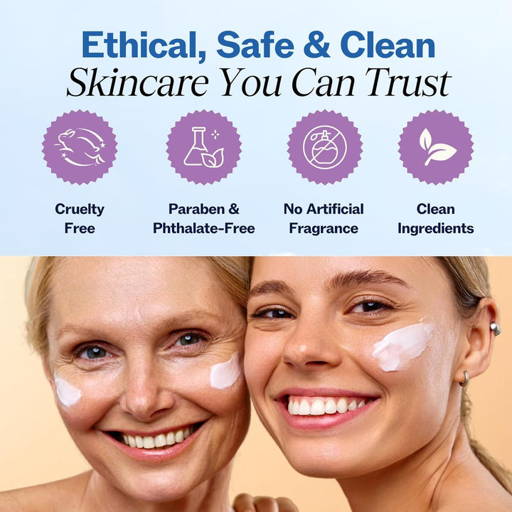 anti Aging Retinol Face Cream for Women – Wrinkle & Neck Cream for Firming, Retinol Moisturizer for Face with Hyaluronic Acid, Hydrating Night Cream for Fine Lines, Collagen Boost