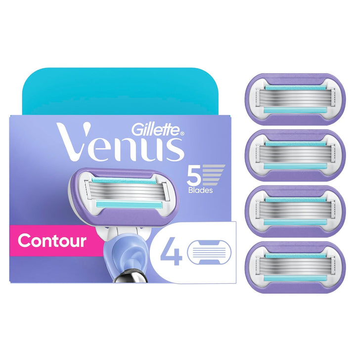 Deluxe Smooth Swirl Womens Razor Blade Refills, 6 Count, Moisture Ribbon to Protect against Irritation