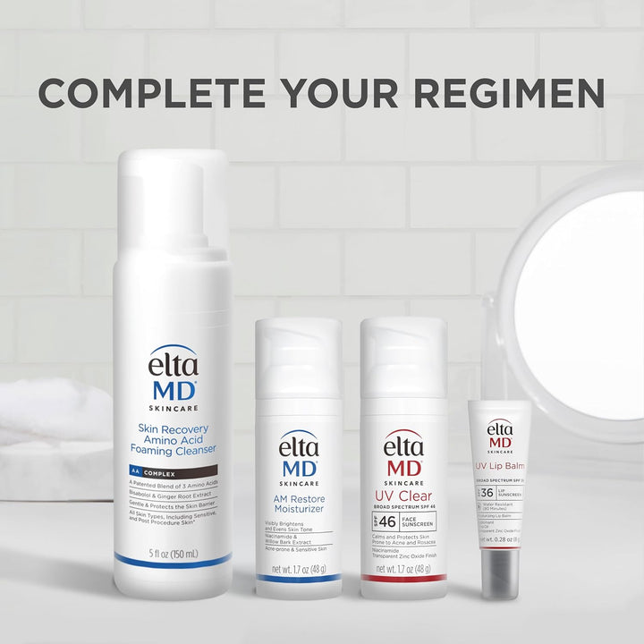 UV Lip Balm Sunscreen, Moisturizes and Protects Dry Cracked Lips, Water Resistant up to 80 Minutes, Transparent Zinc Oxide Sunscreen