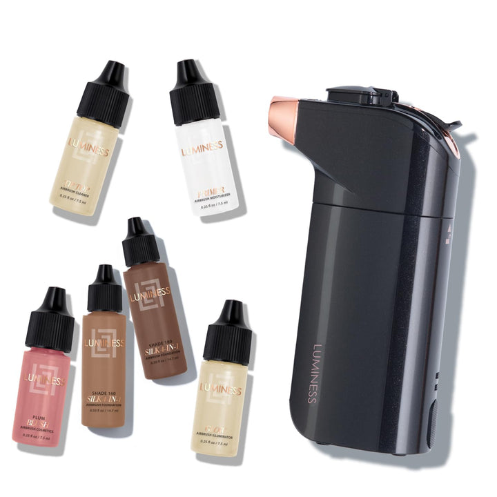 Breeze 2 Airbrush Makeup System - Rechargeable Airbrush Kit - Cordless Spray-On Make up Airbrush Kit - Portable Makeup Sprayer with No-Mess Tip - Airbrush Foundation Kit