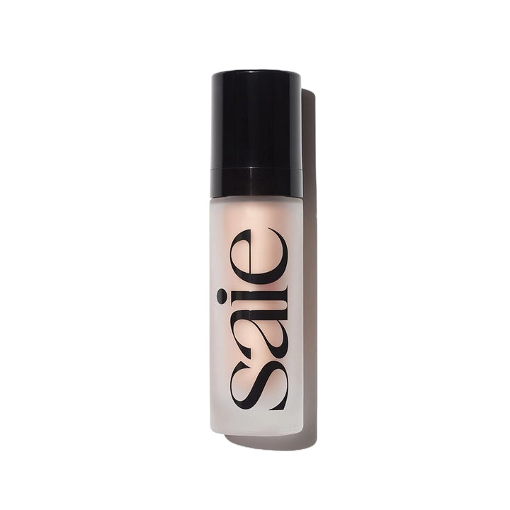 Mini Glowy Super Gel - Hydrating Makeup Primer and Illuminating Glow Serum Enriched with Vitamin C and Squalane Oil - All-Over Liquid Highlighter Makeup for Instant Glass Skin - Starglow (0.5 Oz)