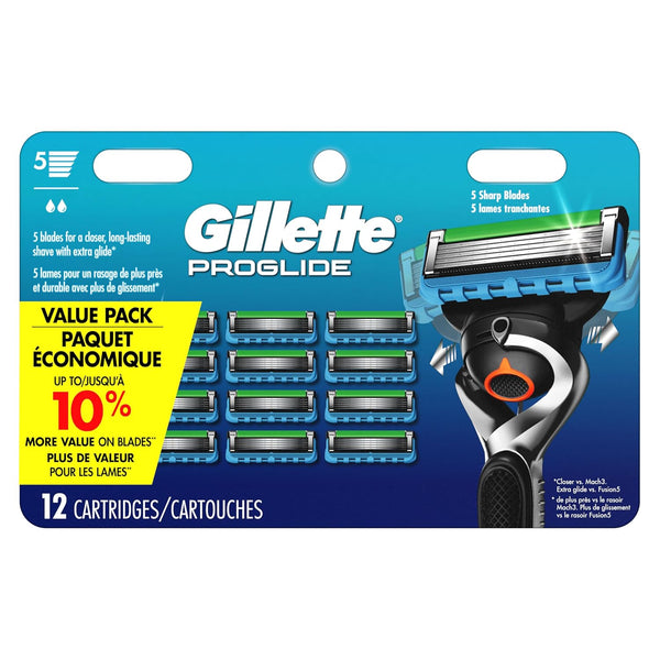 Fusion5 Proglide Men'S Razor Blade Refills, 12 Count, Mens Blades
