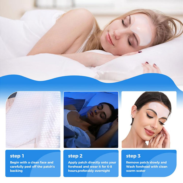 Forehead Wrinkle Patches Overnight 20 Pcs with Collagen, anti Wrinkle Patches, Forehead Wrinkles Beauty Treatment