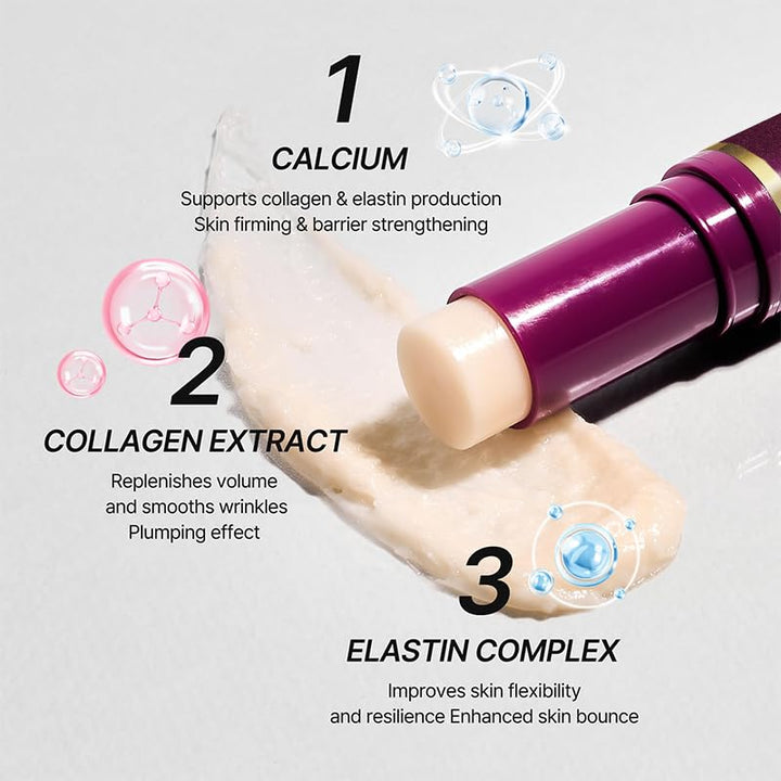 Cemenrete Calcium Volume Multi Balm Stick, anti Wrinkle Calcium Balm, Anti-Aging, Sagging, Wrinkles, Hydrating, Almond & Vitamin E for Lip Balm Eye Cream Neck (1)