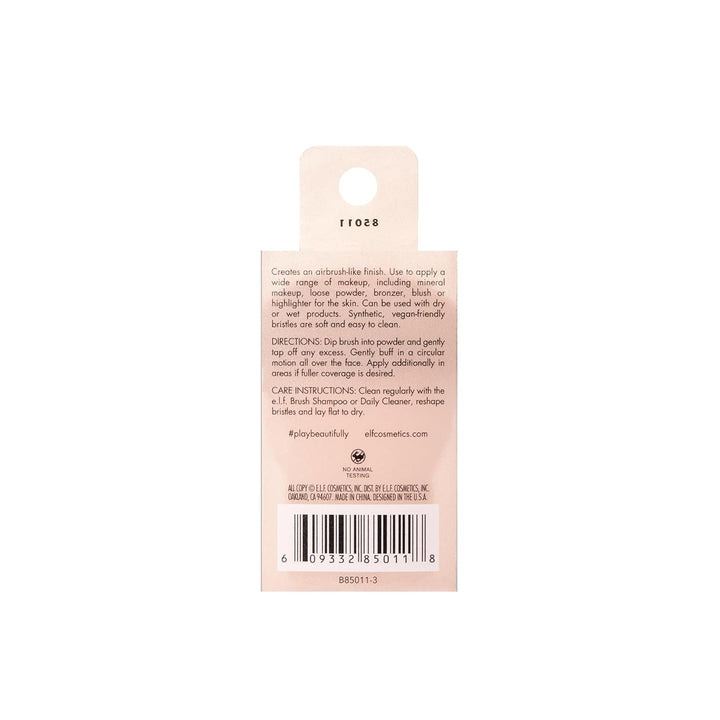 Kabuki Face Brush, Travel-Sized Makeup Brush for Precise & Controlled Application On-The-Go, Vegan & Cruelty-Free