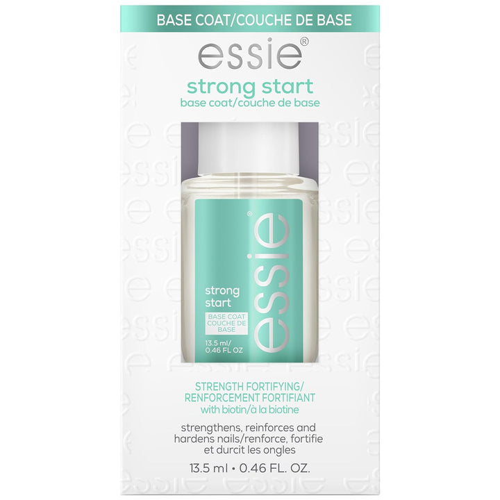 Nail Care, 8-Free Vegan, Strong Start Base Coat, Strengthening Nail Polish, 0.46 Fl Oz