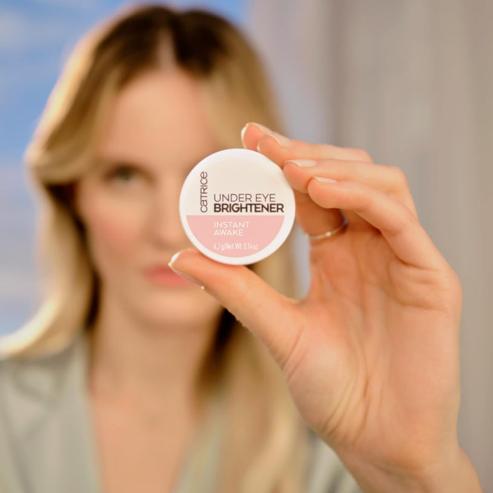 | under Eye Brightener | Conceal & Brighten Dark Circles | with Hyaluronic Acid & Shea Butter | Vegan, Cruelty Free & Paraben Free (010 | Light Rose)