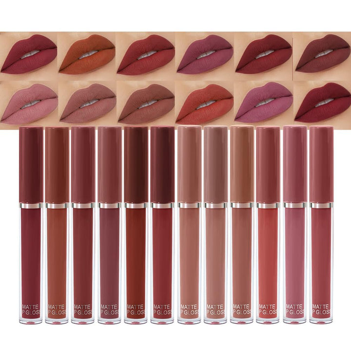 3Pcs Dark Red Purple Plum Matte Liquid Lipstick Sets for Women Matte Lip Stain Long Lasting Waterproof, Burgundy Blood Blue Red Lipstick, Black Cherry Maroon Gothic 24 Hours Magic Lipsticks