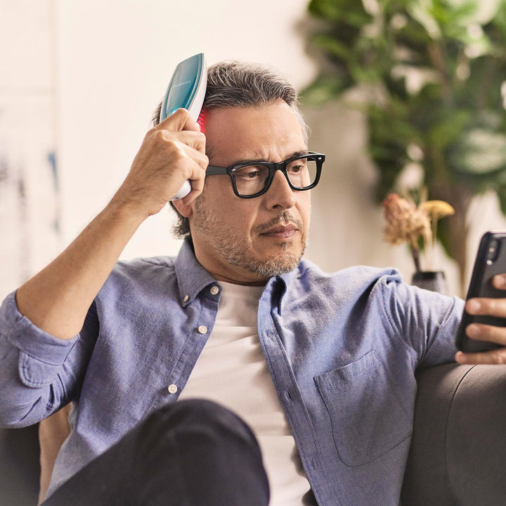 Ultima 12 Classic Lasercomb- (FDA Cleared) Laser Hair Regrowth Treatment Device for Men & Women - Reverses Thinning Hair Loss - Red Light Therapy to Stimulate Hair Growth - Cordless Design