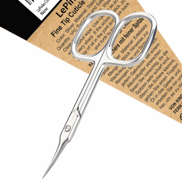 Cuticle Scissors, Extra Fine Tip, for Manicure and Pedicure, Gifts for Men Women