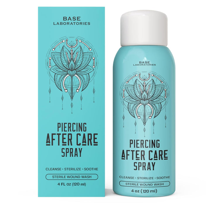 Piercing Aftercare Kit: Keloid & Piercing Bump Solution Oil(15Ml) + Piercing Aftercare Spray (4Oz) - for Keloid Bump Removal & Cleansing Soothing Piercings before & After
