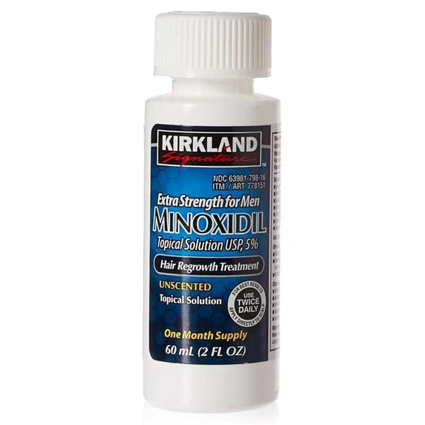 Signature Minoxidil for Men 5% Extra Strength Hair Regrowth for Men Vqzjbi, 1 Month Supply