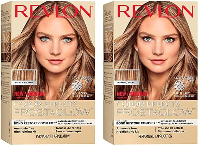 Color Effects Highlighting Kit, Permanent Hair Dye, for Balayage, Frosting, & Ombre Styling, Ammonia & Paraben Free, 20 Blonde, 8 Oz (Pack of 1)