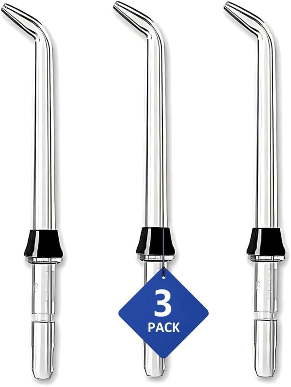 Replacement Heads for Waterpik Water Flosser, Replacement Tips Compatible with Water Pik Oral Irrigators Accessories, 3 Classic Jet Tips.(Assorted Colors, Random Delivery)