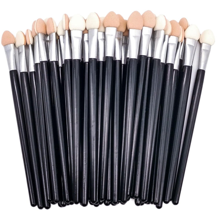200 PCS 3 Inch Disposable Eyeshadow Brushes, Sponge Makeup Applicators Dual Sides