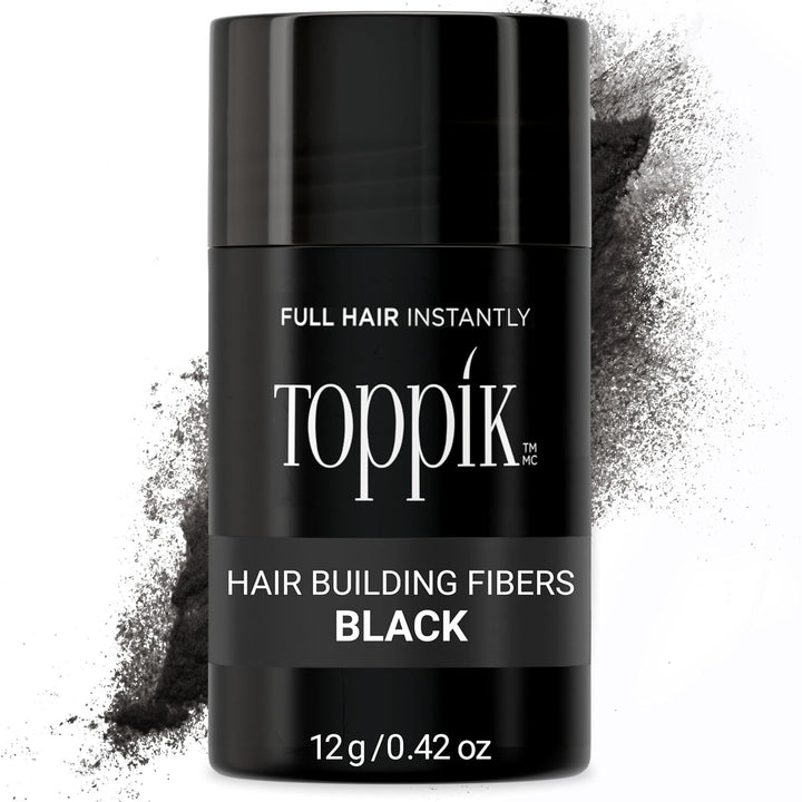 Toppik Hair Building Fibers, Fill in Fine or Thinning Hair Instantly Thicker, Fuller Looking Hair 9 Shades,4 Size Options