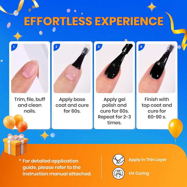 Beetles Black Gel Polish, 1 Pcs 15Ml Audrey Black Nail Polish Color Gel Nail Polish Halloween Nails Soak off Art Manicure Salon DIY Uv Lamp Nail Design Decoration at Home